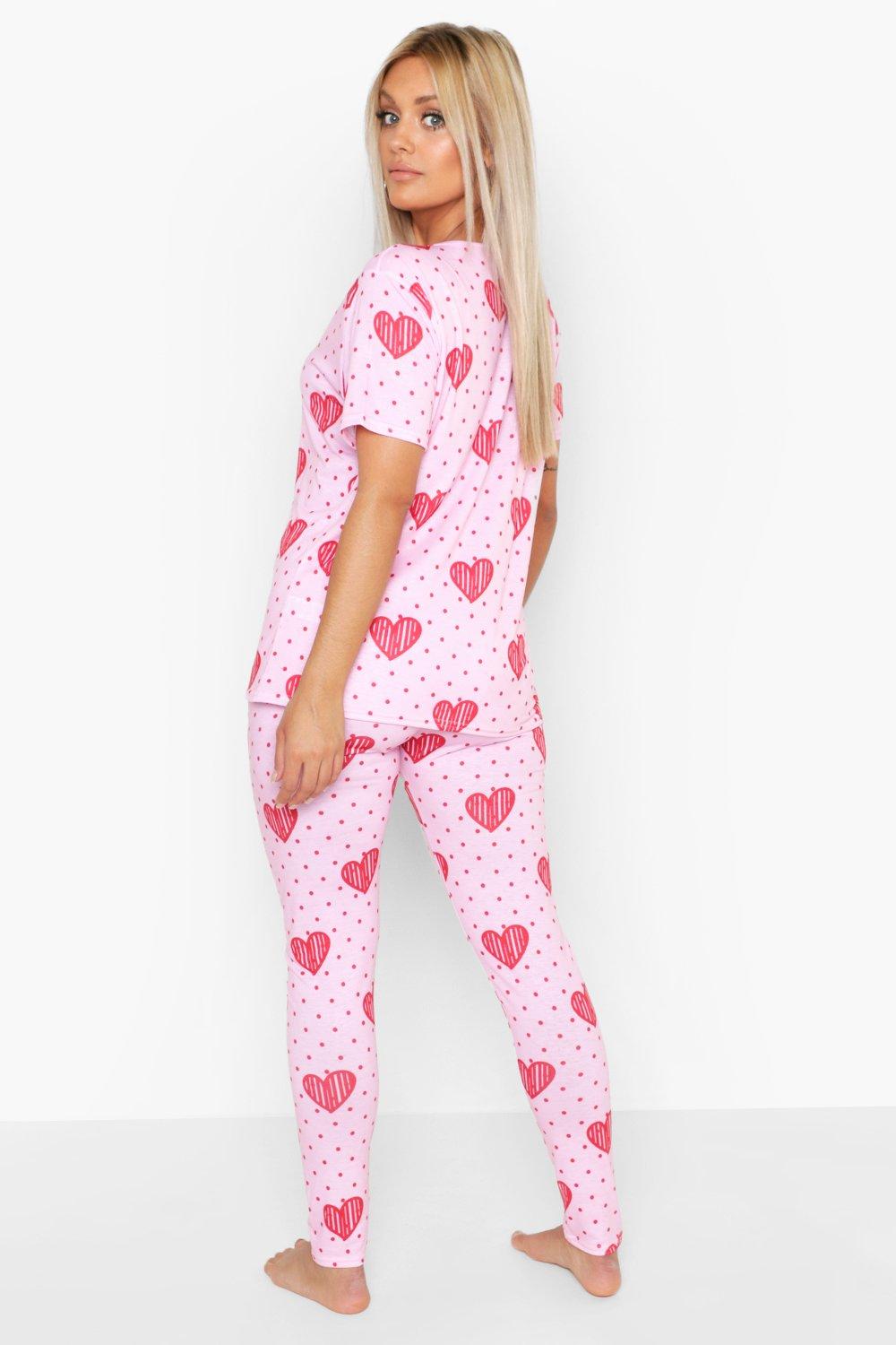 Heart pajamas online baby